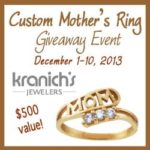 mother's ring giveaway