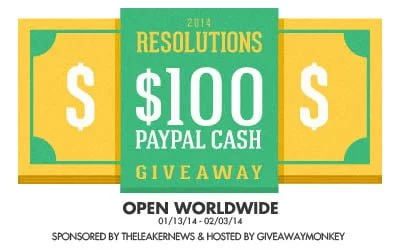 2014 New Year Resolutions $100 Paypal International Blog Giveaway