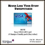 never lose your stuff sweepstakes
