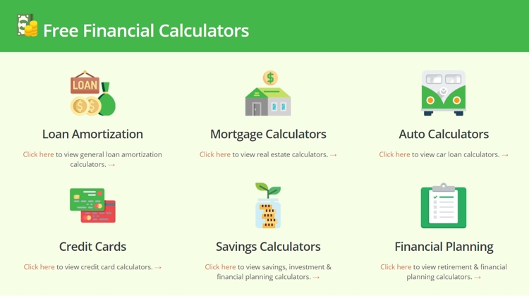 free financial calculators